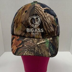 Big Ass Fans Camo Camouflage Strapback Hat / Cap - Adjustable